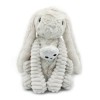 Tedou konijn - Mama en baby licht grijs